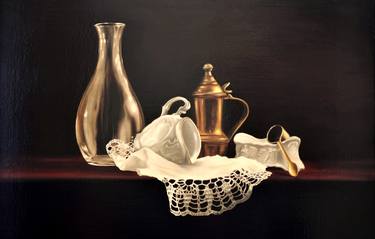 Print of Still Life Paintings by Johnny Popkess