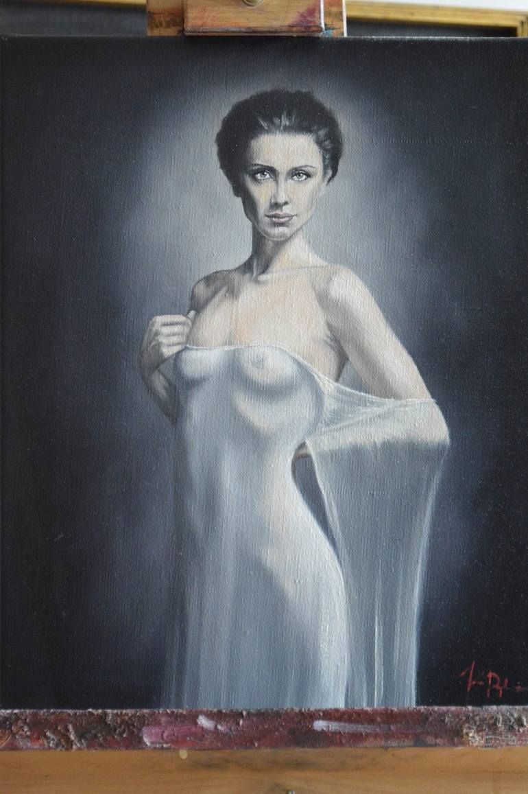 Original Nude Painting by Johnny Popkess