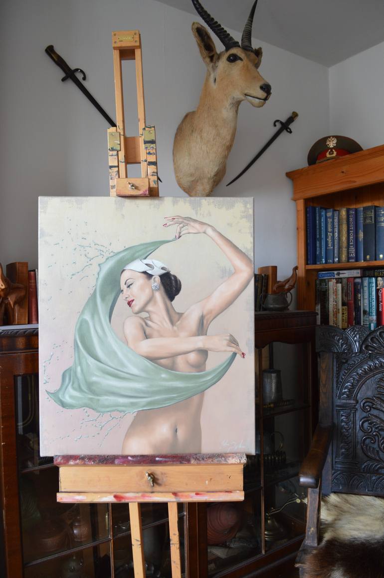 Original Women Painting by Johnny Popkess