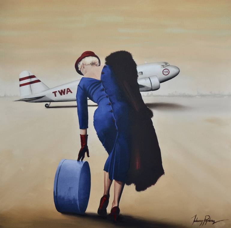 Original Figurative Travel Painting by Johnny Popkess