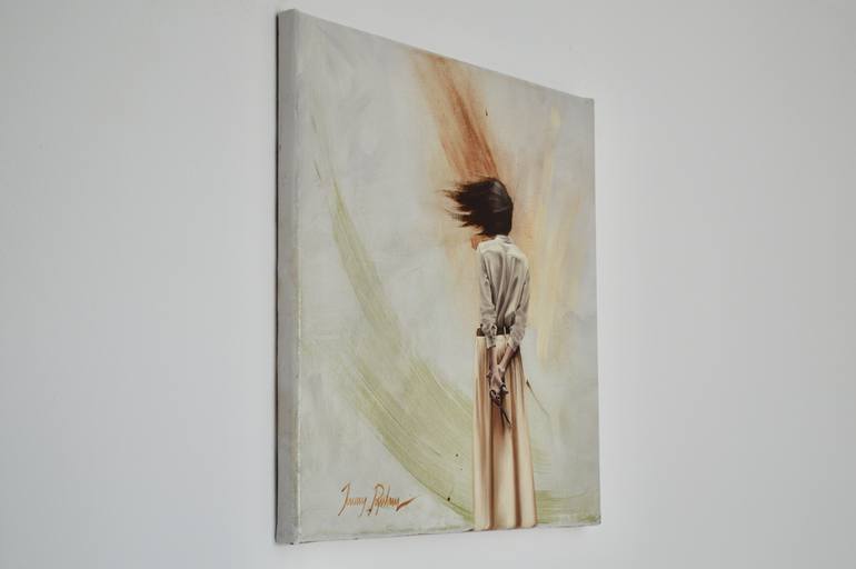 Original Figurative Women Painting by Johnny Popkess