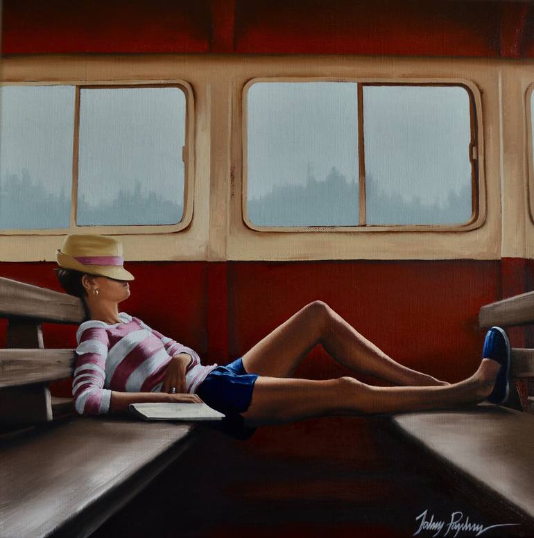 Original Realism Travel Painting by Johnny Popkess