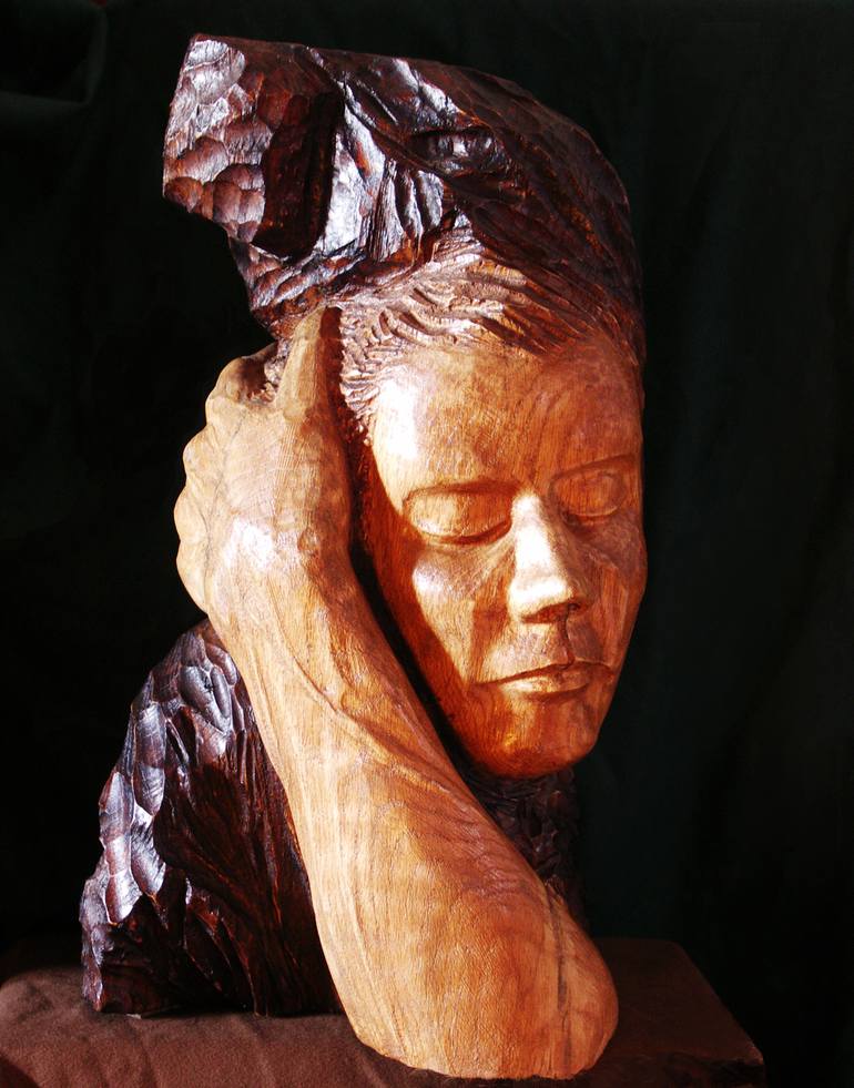 Original Realism People Sculpture by Agustín Bilbao