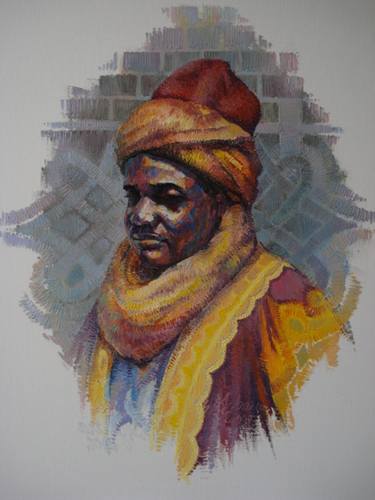 Print of Portrait Paintings by TITUS AGBARA