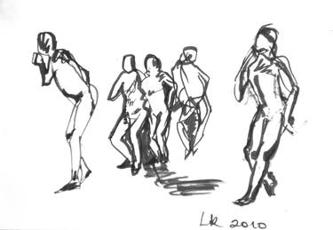Original Conceptual People Drawings by Lika Volchek