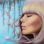 Winter (aluminium board, clearcoated) by Julia Lazaridi