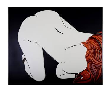 Print of Pop Art Nude Paintings by Dominic Peters