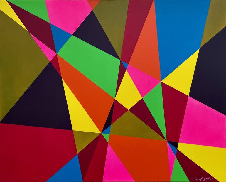 Meditation on Colour Prisms Painting by David Gilford | Saatchi Art