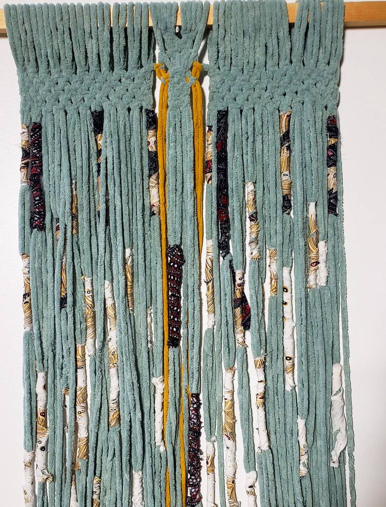 Original Abstract Patterns Mixed Media by Christine  Allan