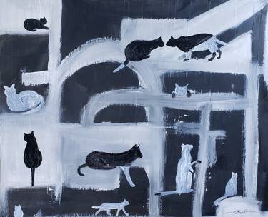 Print of Abstract Animal Paintings by Christine Allan