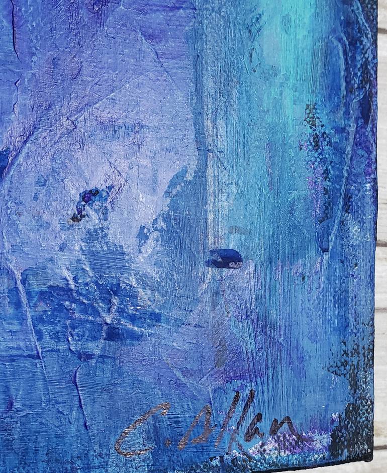 Original Abstract Expressionism Abstract Painting by Christine  Allan