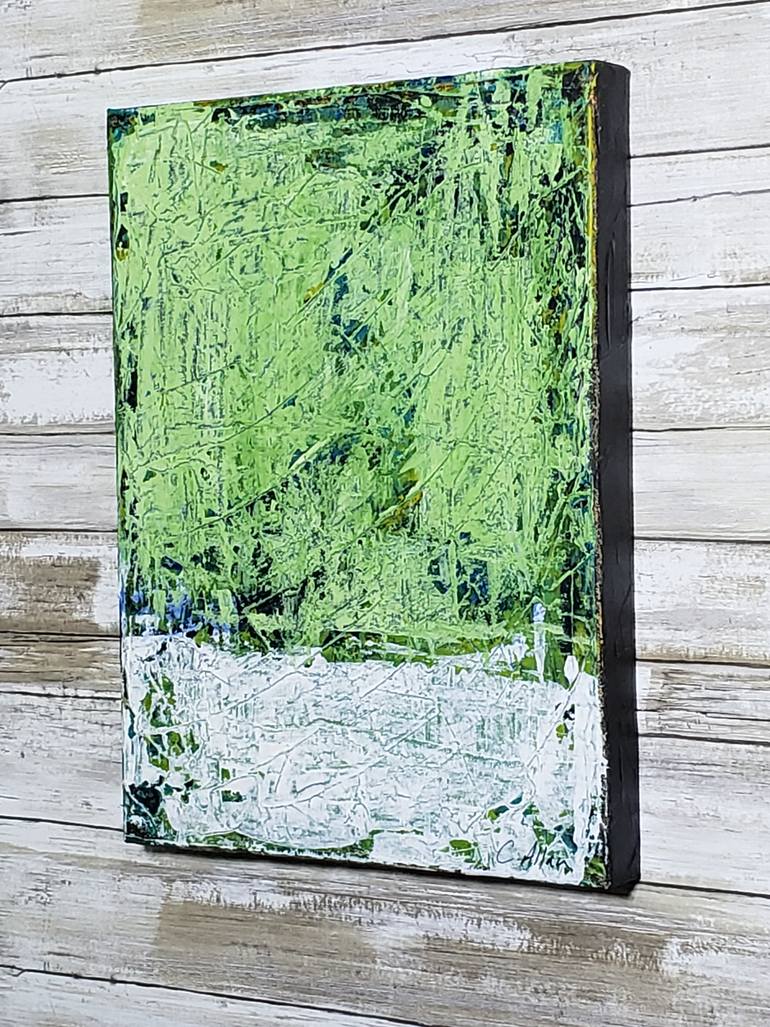Original Abstract Expressionism Abstract Painting by Christine  Allan