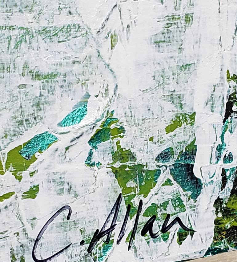 Original Abstract Expressionism Abstract Painting by Christine  Allan