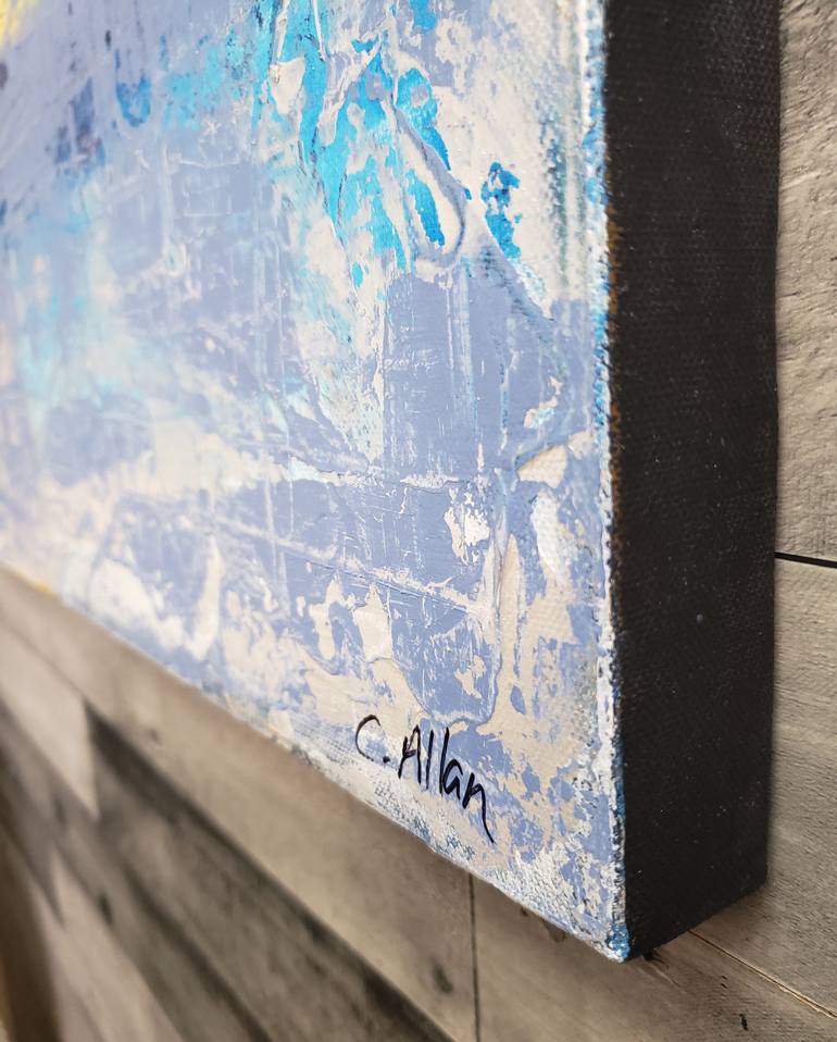 Original Abstract Expressionism Abstract Painting by Christine  Allan
