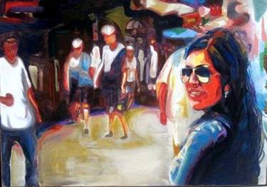 Original Conceptual People Painting by Yaprak Durak