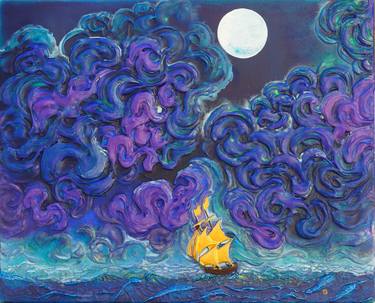 Moonbeams Over the Waves thumb