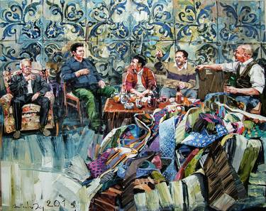 Print of Figurative Political Paintings by MARTINHO DIAS