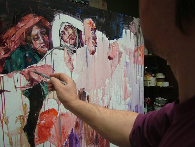 Original Figurative Politics Painting by Martinho Dias