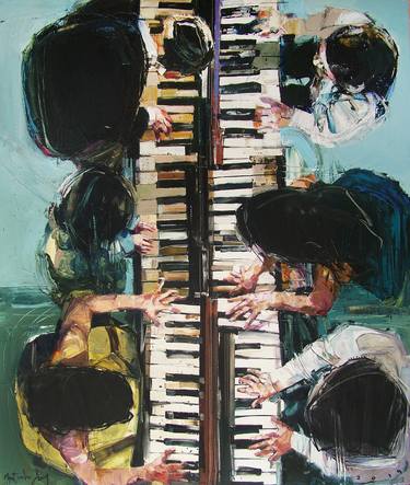 Print of Music Paintings by MARTINHO DIAS