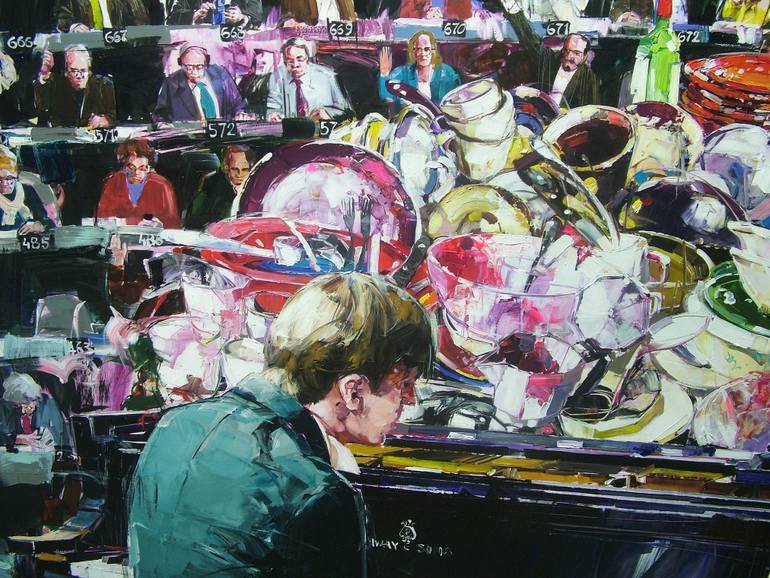 Original Conceptual Politics Painting by Martinho Dias