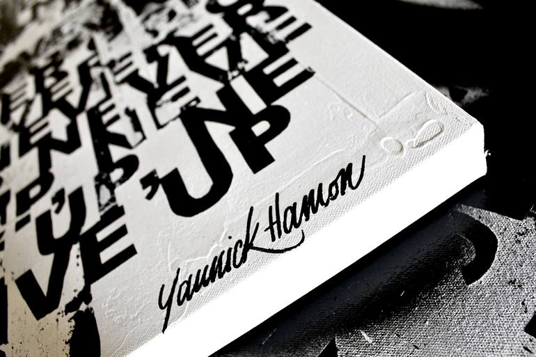 Original Typography Painting by Yannick Hamon