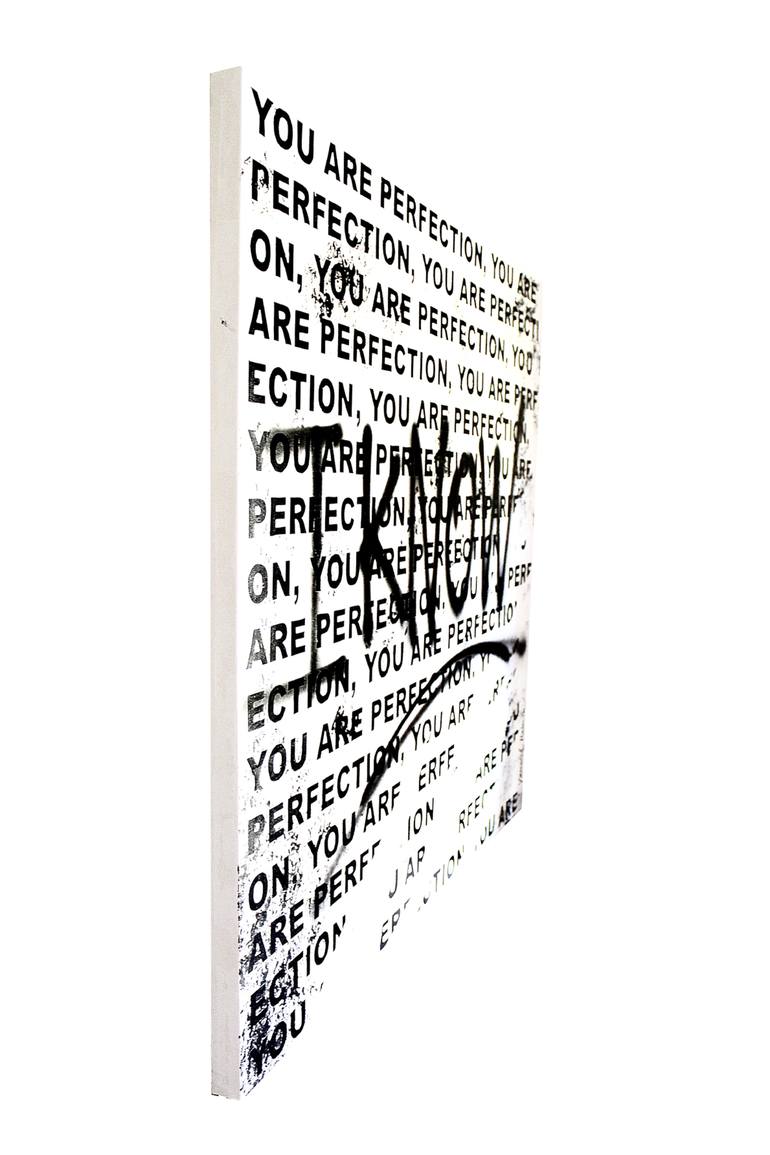 Original Conceptual Typography Painting by Yannick Hamon