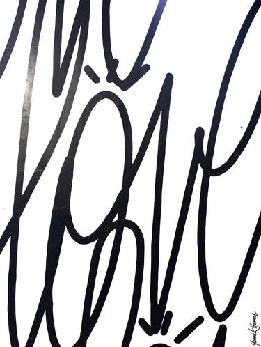 Print of Abstract Typography Paintings by Yannick Hamon