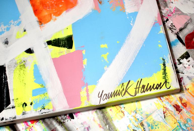 Original Abstract Painting by Yannick Hamon
