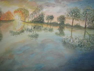 Print of Realism Water Paintings by Myrna Robinson