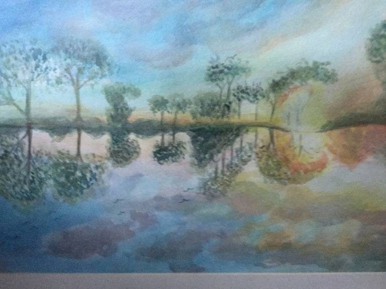 Original Water Painting by Myrna Robinson