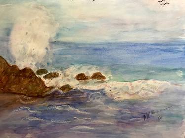 Original Fine Art Beach Paintings by Myrna Robinson