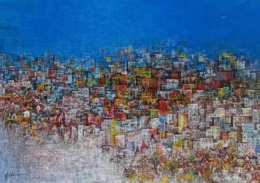 Original Abstract Expressionism Abstract Paintings by M Singh