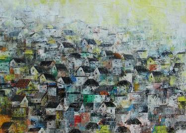 Original Abstract Aerial Paintings by M Singh