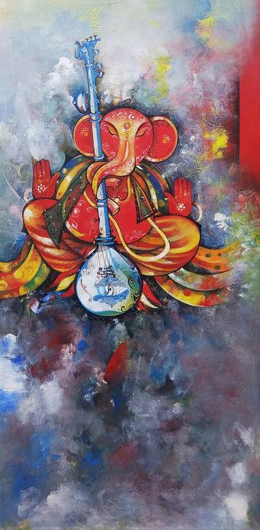 Original Figurative Religious Paintings by M Singh
