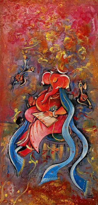 Original Fine Art Religion Paintings by M Singh