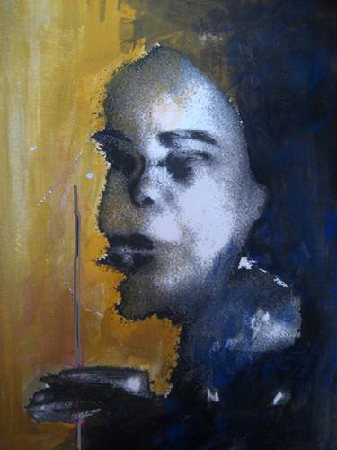 Print of Abstract Expressionism Portrait Printmaking by aida khalil