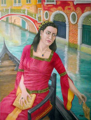 Print of Women Paintings by Essid Asma