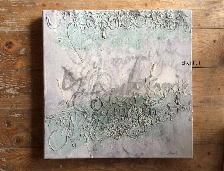 Original Abstract Expressionism Calligraphy Painting by Chen Li