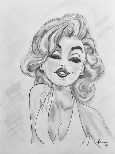 Original Celebrity Drawing by Vernon Crumrine