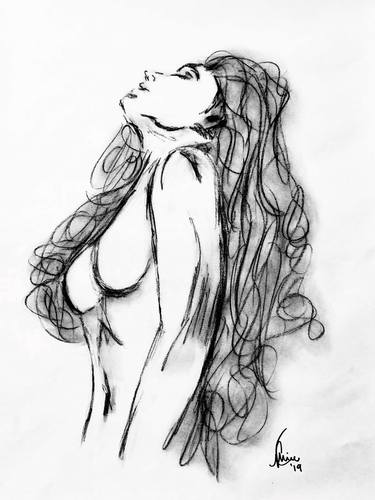 Original Conceptual Women Drawings by Vernon Crumrine