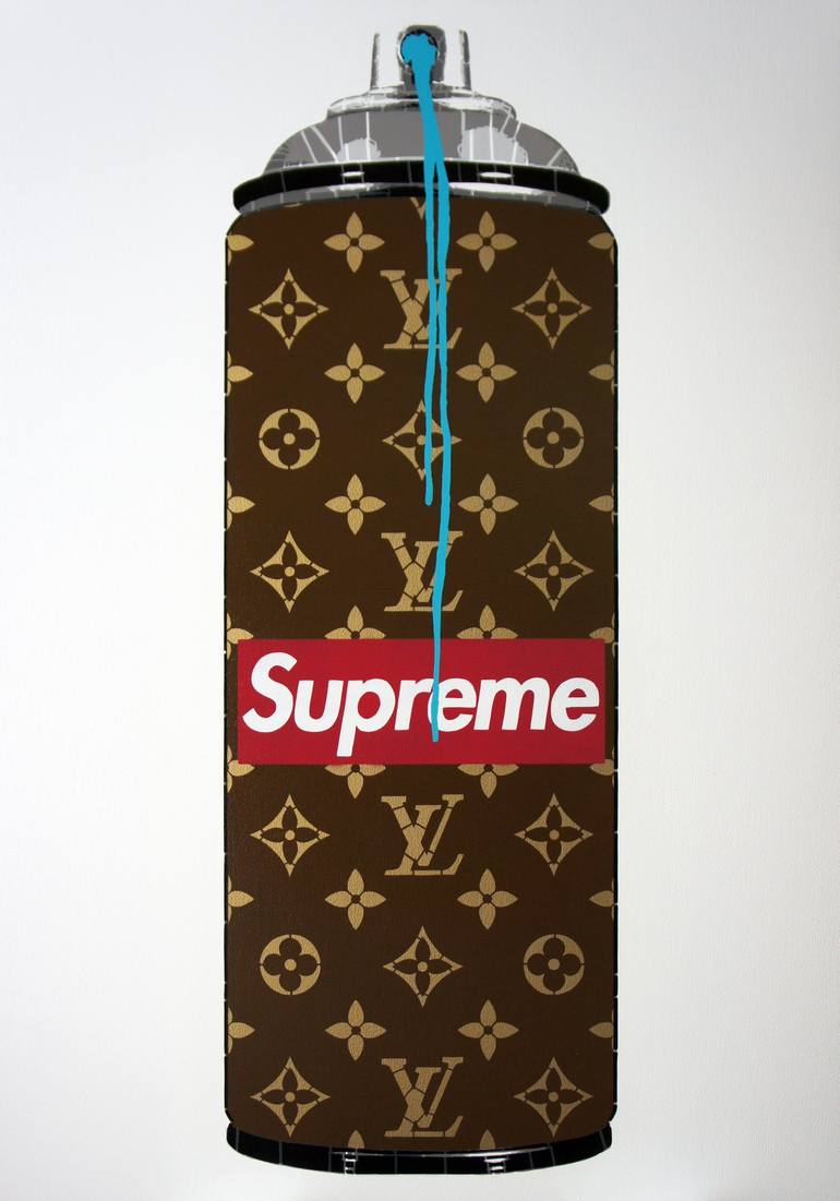 LV Supreme - Original - JPN Edition (Ed. 6 of 6) Painting by