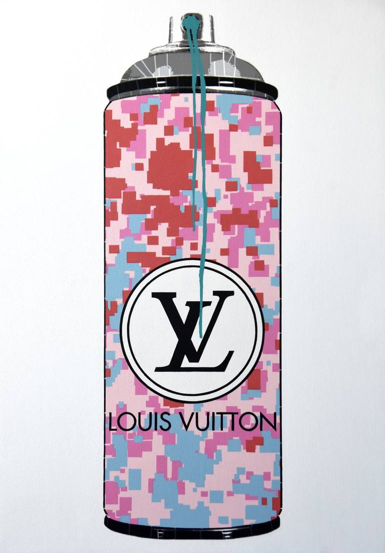 LV Confetti Painting by Campbell La Pun