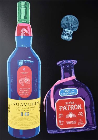 Original Pop Art Food & Drink Paintings by Campbell La Pun