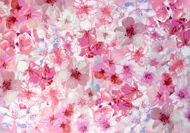 Original Pop Art Floral Paintings by Campbell La Pun