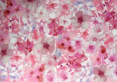 Original Pop Art Floral Painting by Campbell La Pun