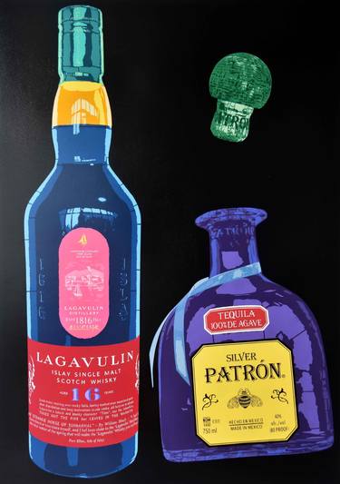 Original Pop Art Food & Drink Painting by Campbell La Pun