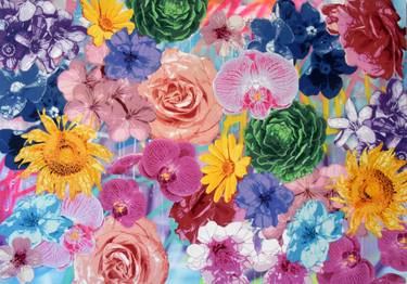 Original Pop Art Botanic Paintings by Campbell La Pun