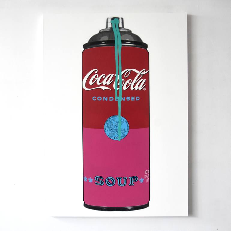 Original Pop Art Food & Drink Painting by Campbell La Pun