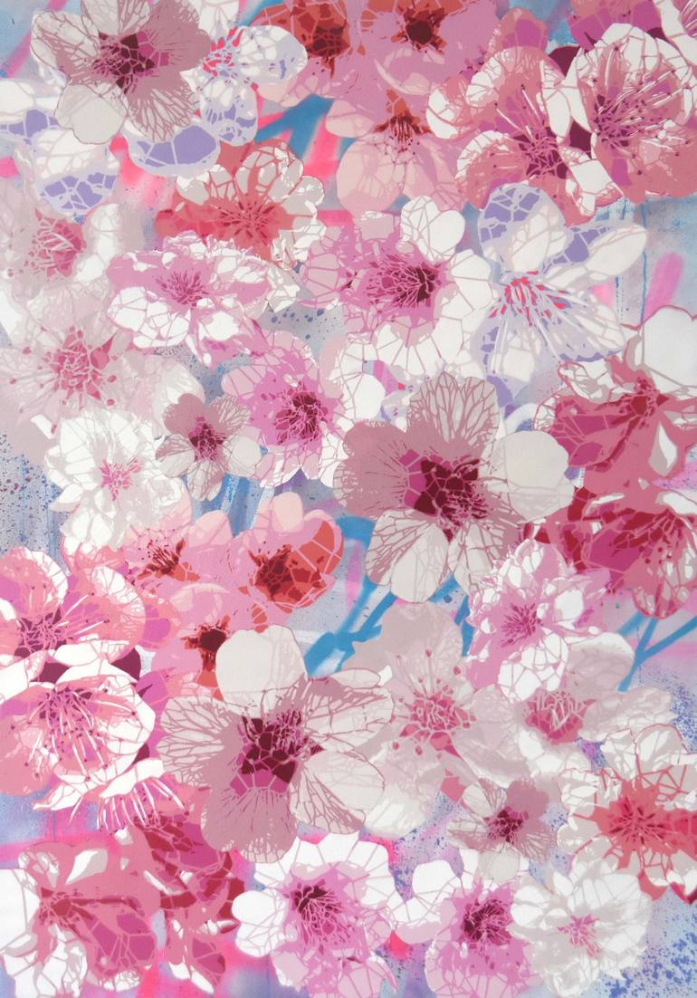 Original Pop Art Botanic Paintings by Campbell La Pun
