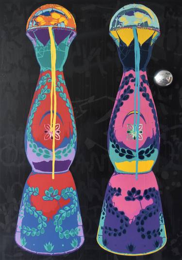 Original Pop Art Food & Drink Painting by Campbell La Pun